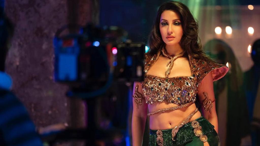 Nora Fatehi Shares BTS Shots From Snake Music Video With Jason Derulo