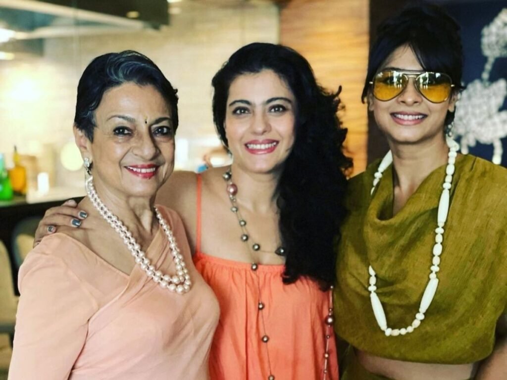 Tanuja with daughters