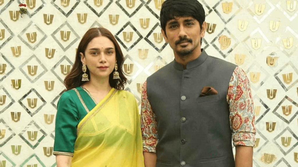 Aditi Rao Hydari and Siddharth