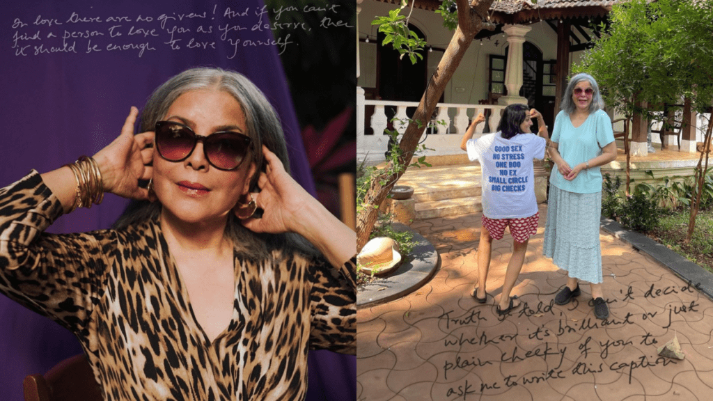 Zeenat Aman Shares Relationship Advice