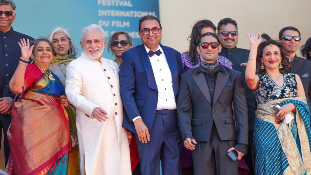 Manthan team at Cannes