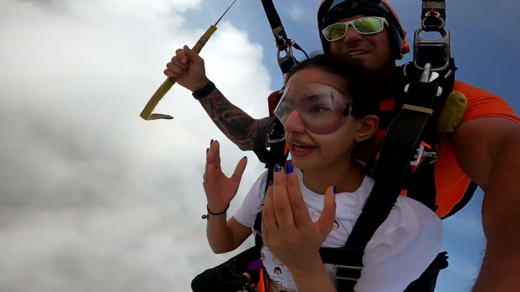 Anushka Sen’s Skydiving pictures