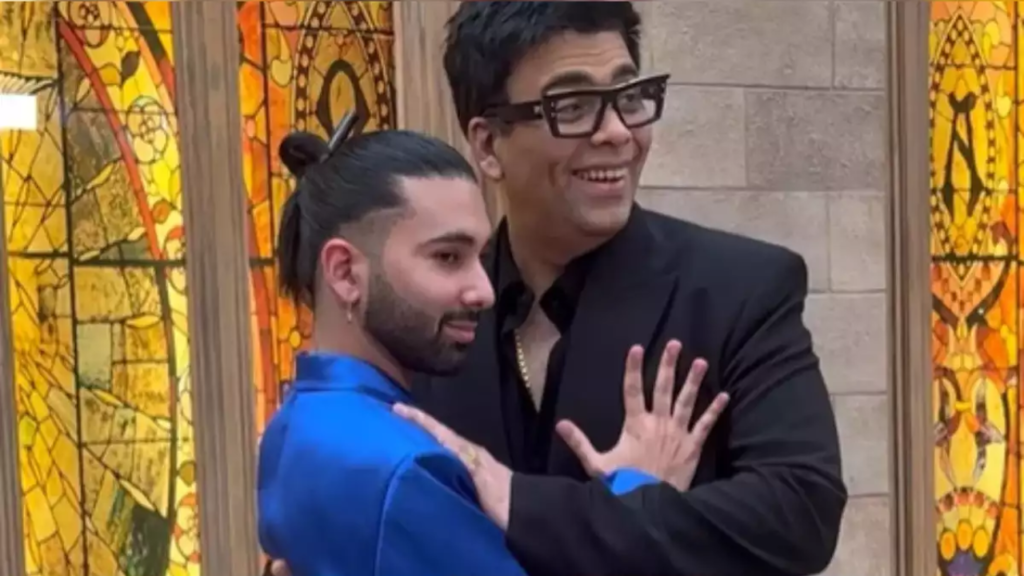 Orry with Karan Johar