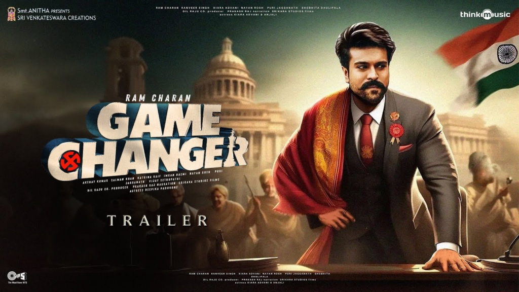 Ram Charan's movie game changer poster