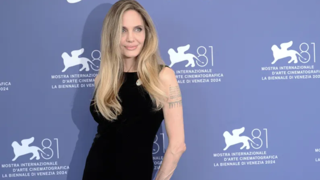 Angelina Jolie Stuns in Black at Venice Film Festival and Reflects on Playing Maria Callas