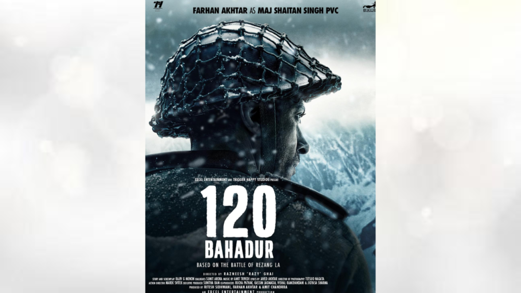 Farhan Akhtar new movie 120 Bahadur’s poster