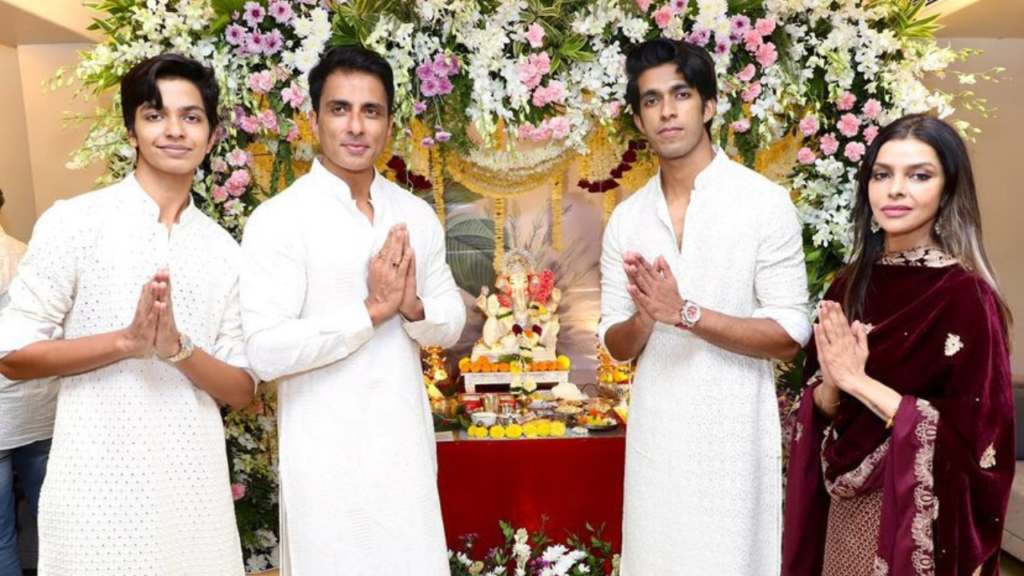 Sonu Sood Promotes Eco-Friendly Ganesh Chaturthi Celebrations photos