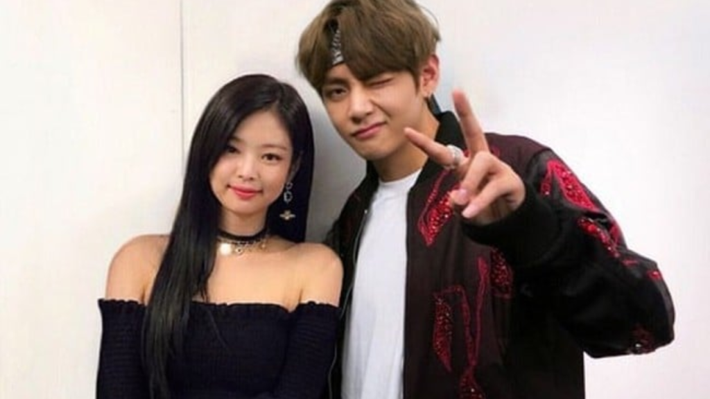 Korean Famous Couple BTS’s V and Jennie