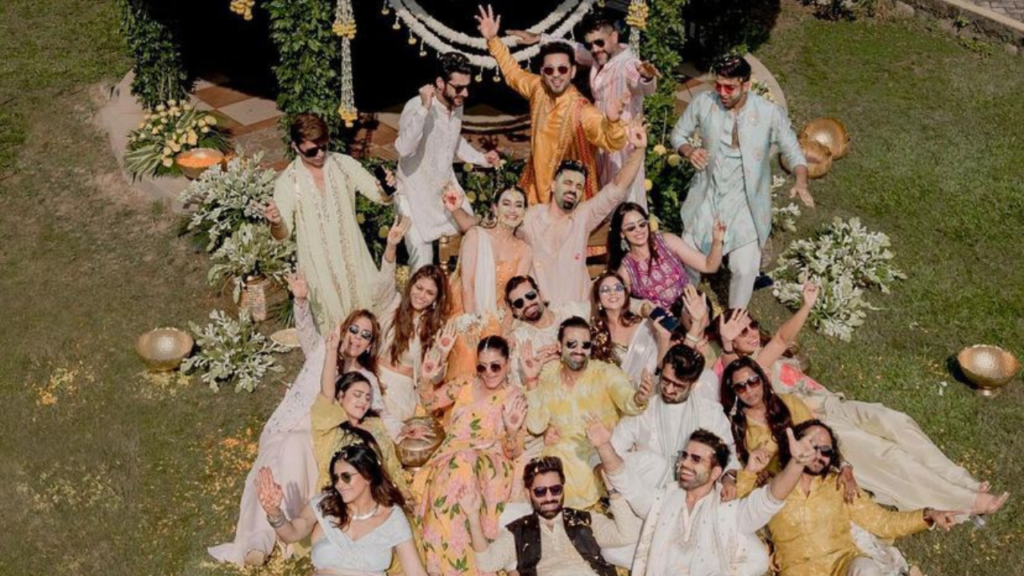 Surbhi Jyoti and Sumit Suri's Joyful Haldi Ceremony Picture