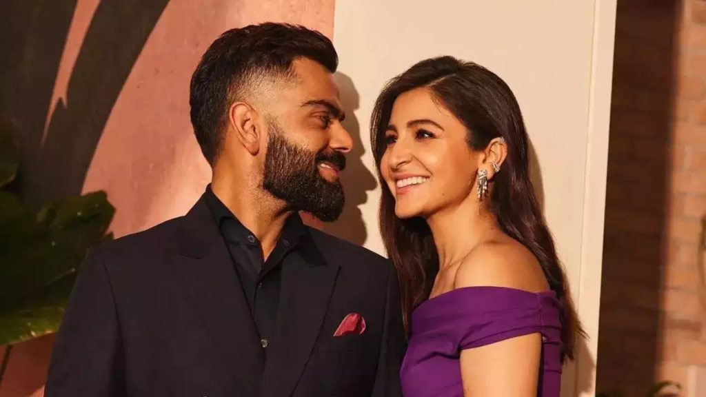 Anushka Sharma with Virat Kohli