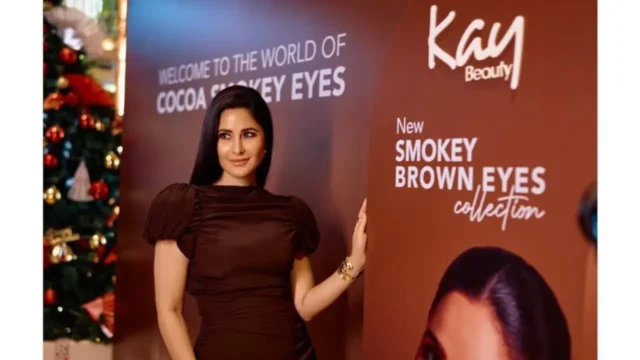 Katrina Kaif Stuns in a Beautiful Dress at Kay Beauty’s 5th Anniversary Event