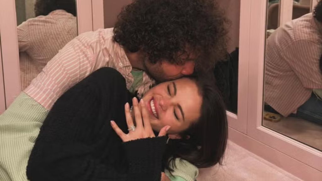 Selena Gomez and Benny Blanco engagement picture