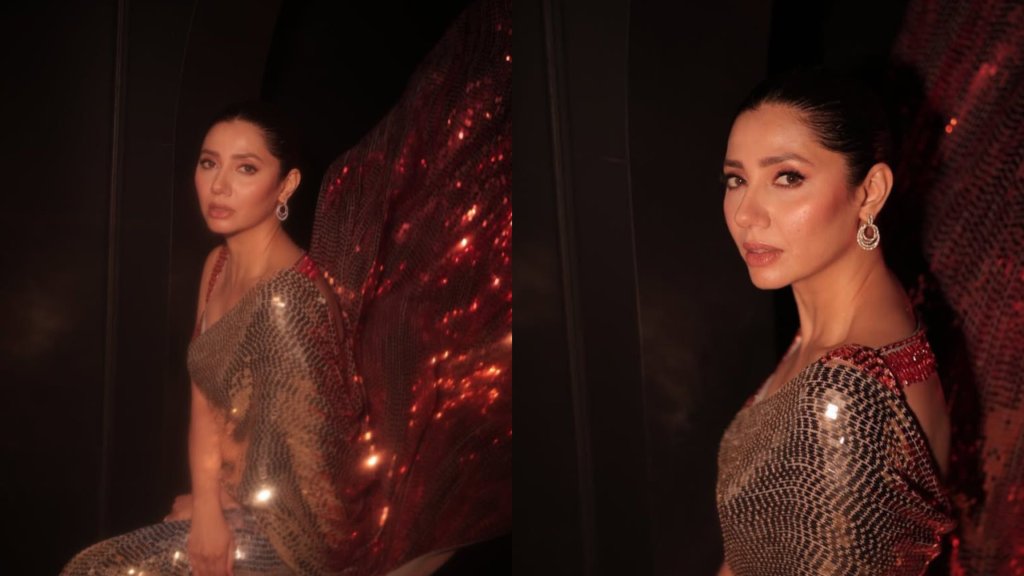 Mahira Khan Stuns in Two Gorgeous Saree Looks by Indian Designers