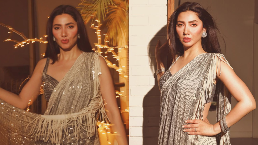 Mahira Khan Stuns in Two Gorgeous Saree Looks by Indian Designers