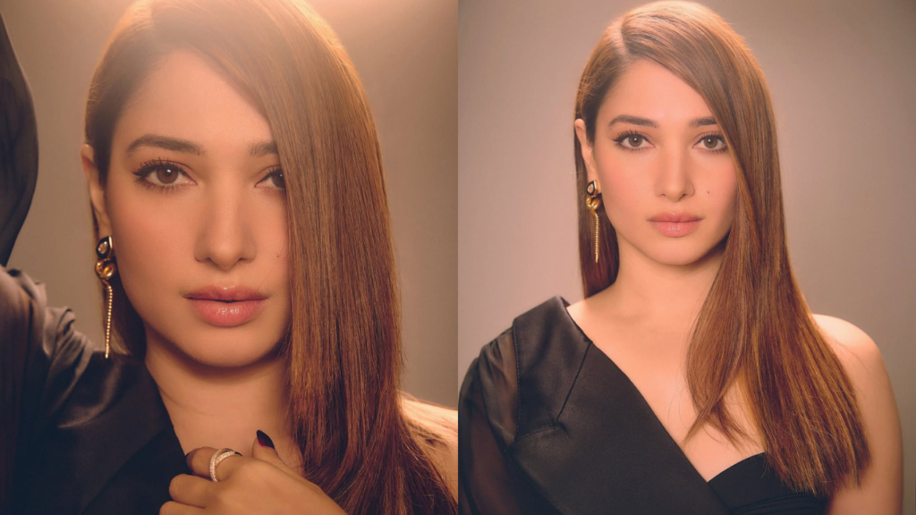 Tamannaah Bhatia Stuns in a Black Dolce & Gabbana Dress 