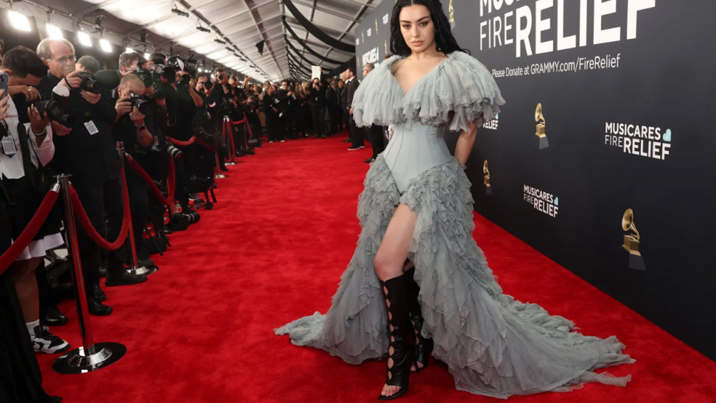 Charli XCX at the Grammy Awards 2025