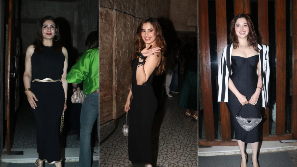 Rasha Thadani's 20th Birthday Party: Raveena Tandon Stuns at 52, Daughter Rasha Dazzles in Cut-Out Dress