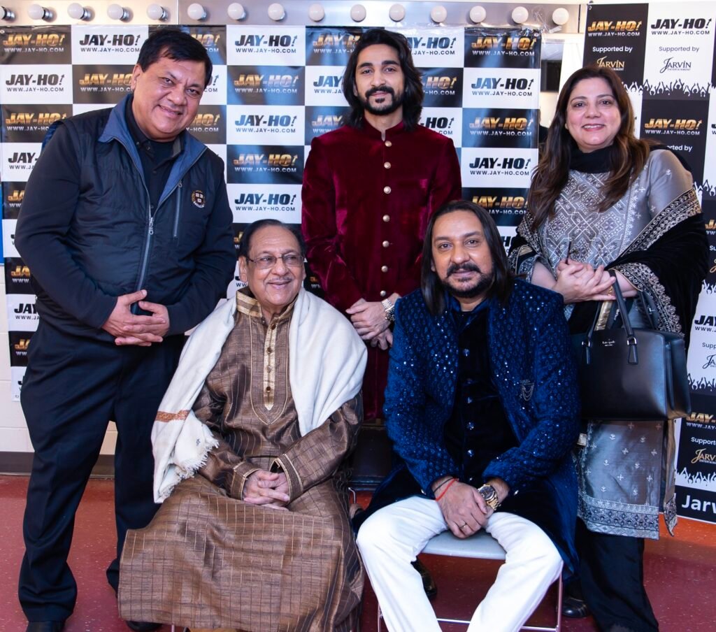 Rashid Sheikh with Legendry Singer Ghulam Ali, Aamir Ghulam Ali and Naazir Ghulam Ali