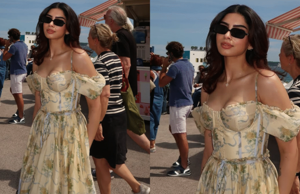 Khushi Kapoor’s Glamorous Cannes Wardrobe: From Luxury Bags to Dreamy Dresses