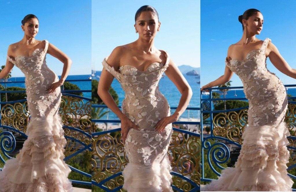 Alia Bhatt’s Fairytale Moment at Cannes 2025 in a Stunning Schiaparelli Gown