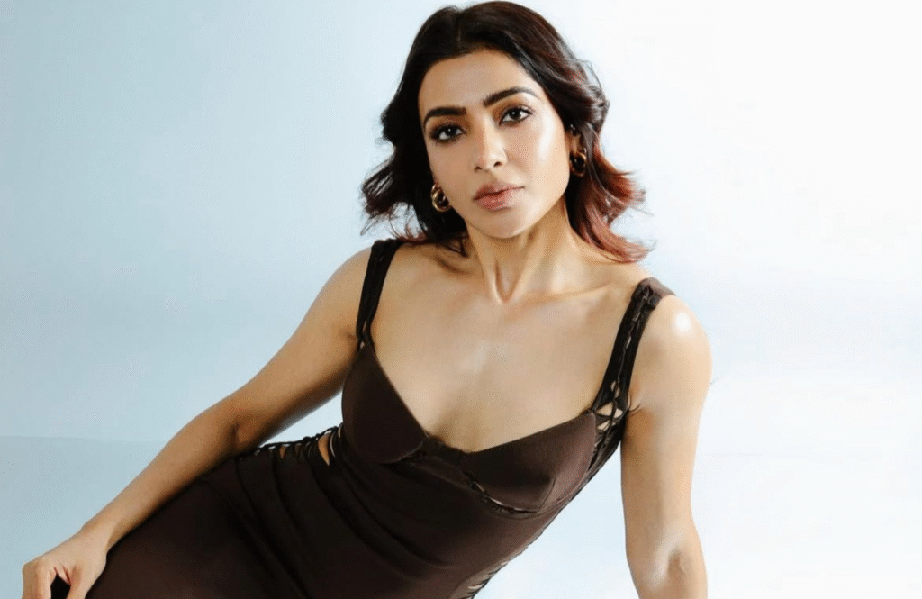 Samantha Ruth Prabhu Turns Heads in Stunning Brown Dress at Vogue Event