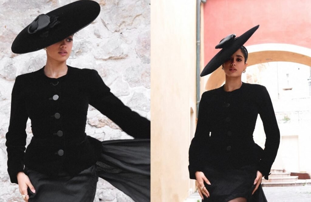 Janhvi Kapoor Stuns at Cannes 2025 in Two Stylish Black Outfits