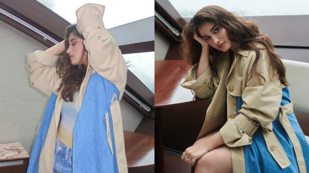 Rasha Thadani Rocks Gen Z Look in Trench Coat and Bold Outfit