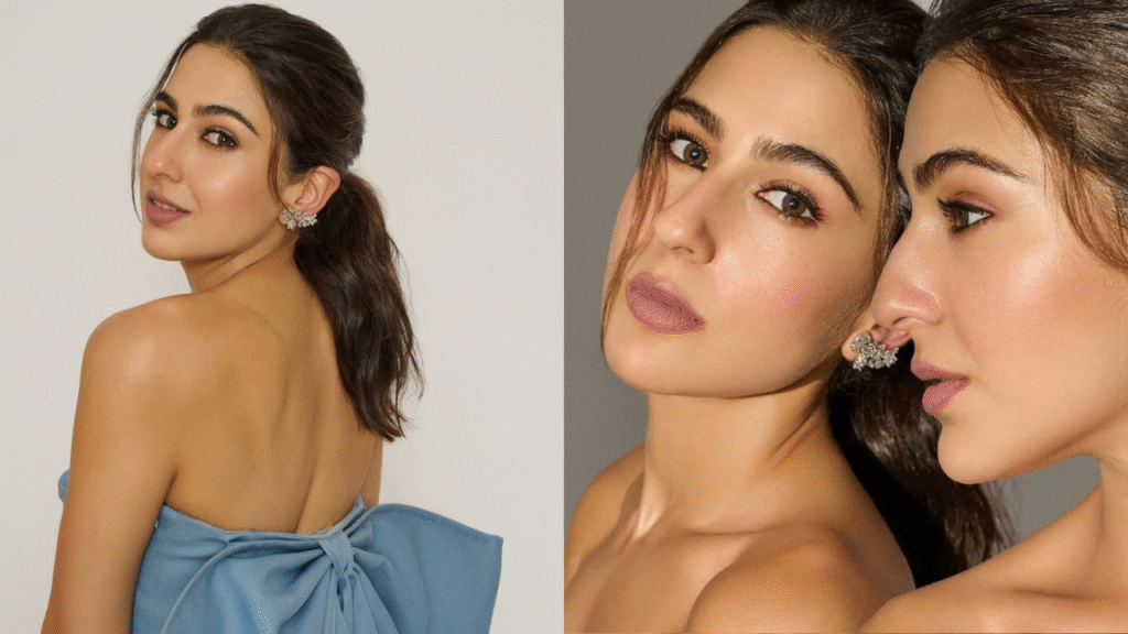 Sara Ali Khan Shines in a Blue Mini Dress with a Barbie-Inspired Twist