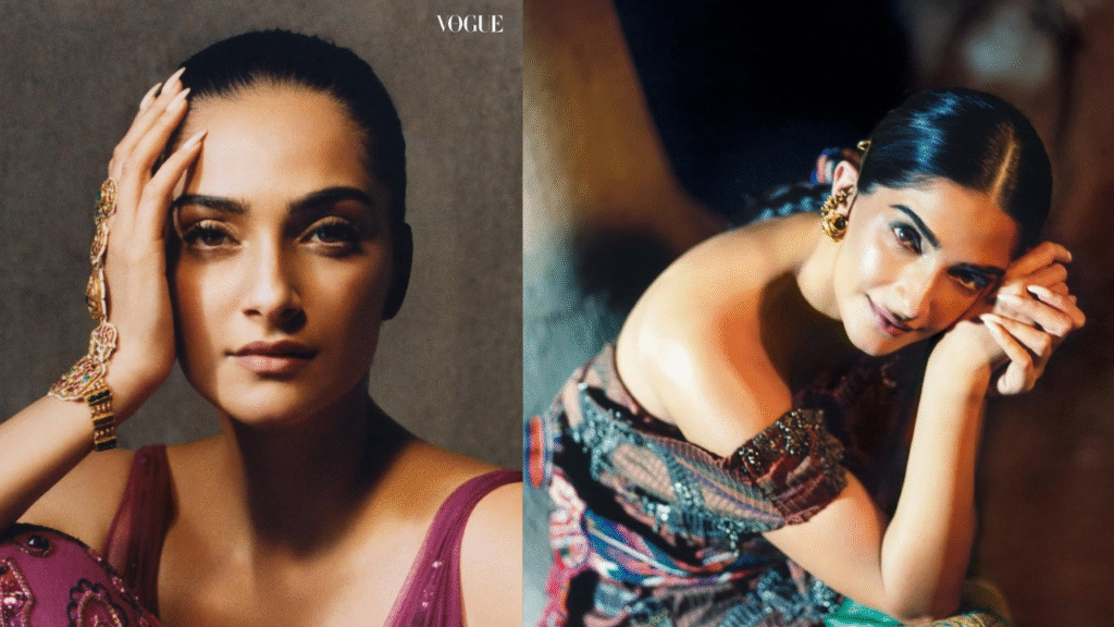 Sonam Kapoor Stuns in Bold and Beautiful Looks for Vogue India