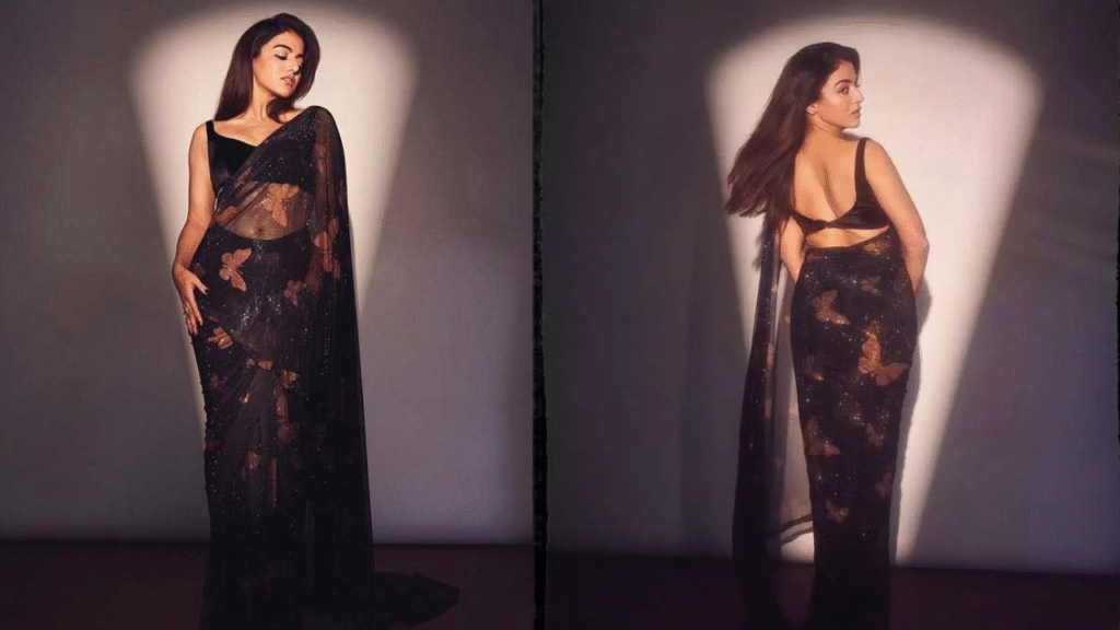 Wamiqa Gabbiin butterfly inspired saree