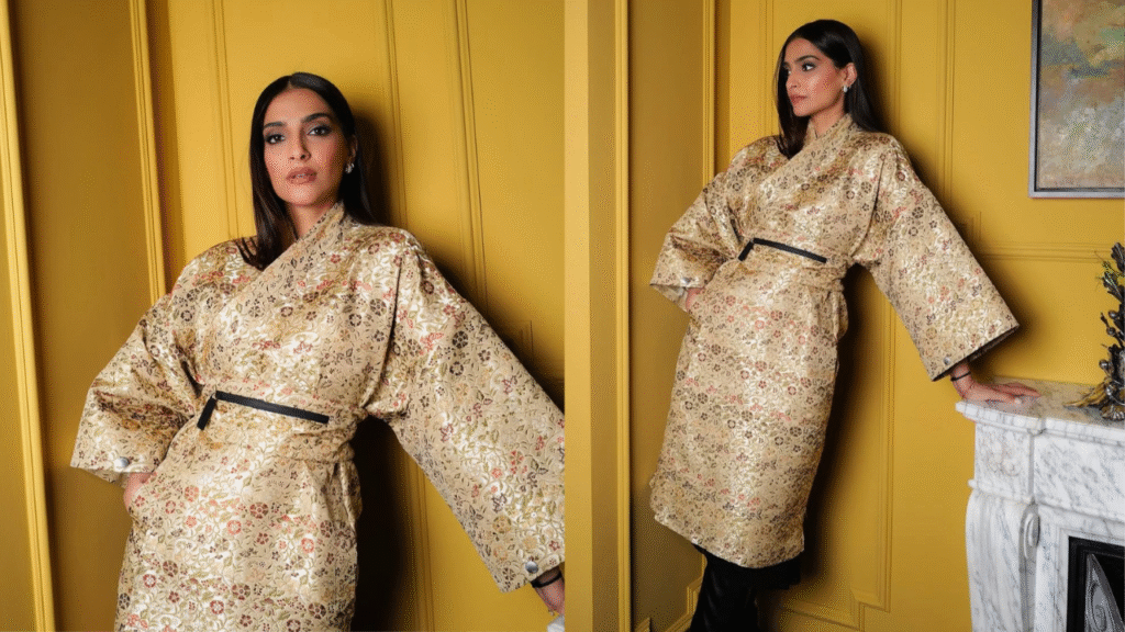Sonam Kapoor Ahuja Stuns in a Kimono-Inspired Dior Look at the Serpentine Summer Party