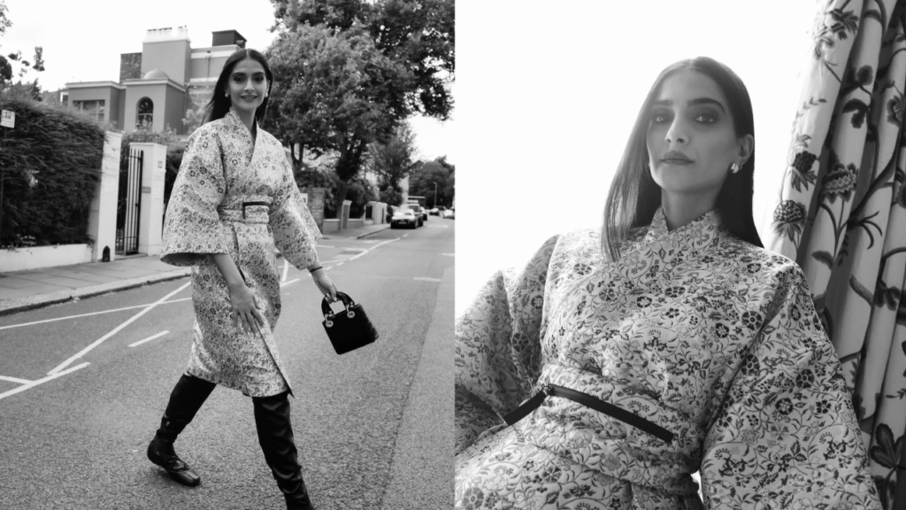 Sonam Kapoor Ahuja Stuns in a Kimono-Inspired Dior Look at the Serpentine Summer Party