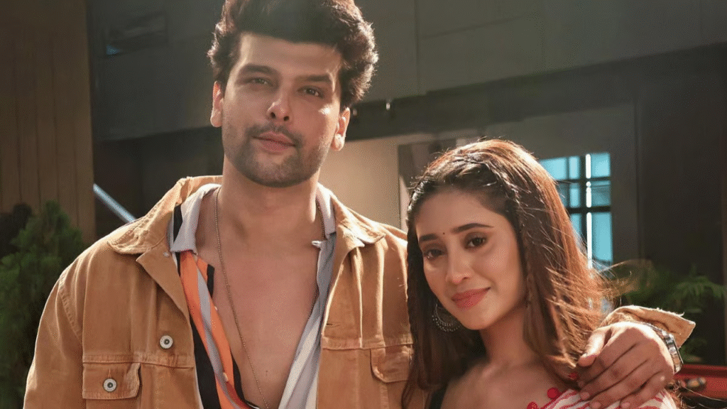 Kushal Tandon with Shivangi Joshi