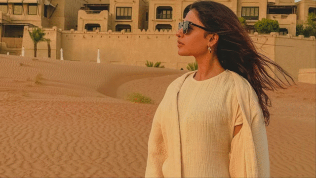 Samantha Ruth Prabhu Glows in Beige Outfit During Her Relaxing Trip to Abu Dhabi