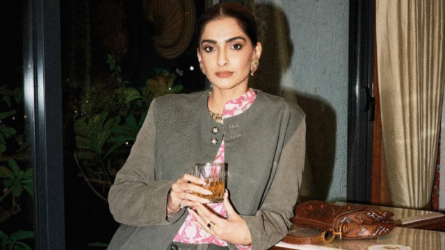 Sonam Kapoor’s Bold Olive Look Blends Sustainability and Style