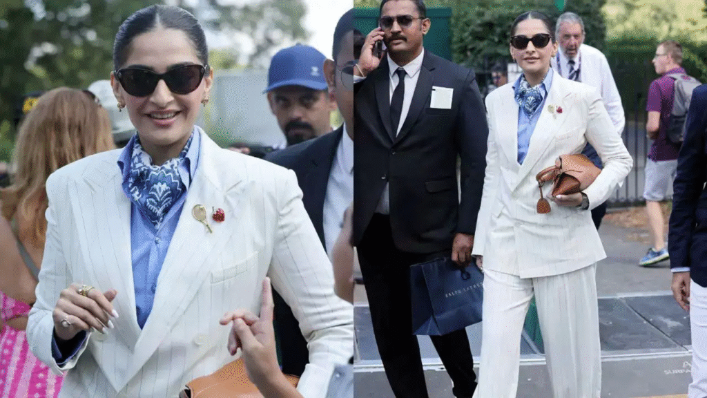 Sonam Kapoor Serves Winning Style at Wimbledon 2025 Final