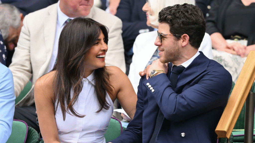 Priyanka Chopra Stuns in White at Wimbledon 2025 with Dapper Nick Jonas by Her Side