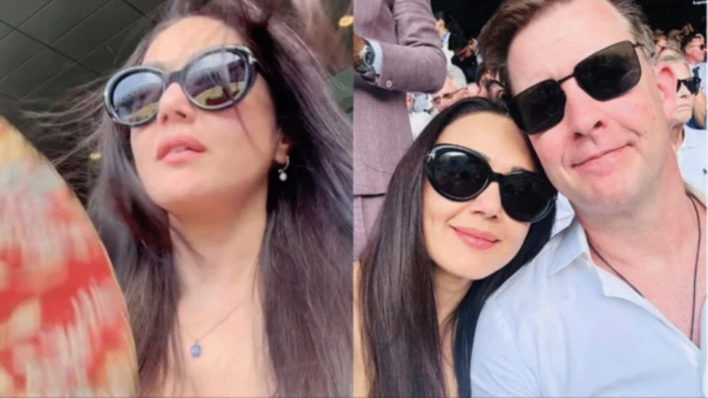 Preity Zinta Enjoys Wimbledon Final in London With Husband Gene Goodenough
