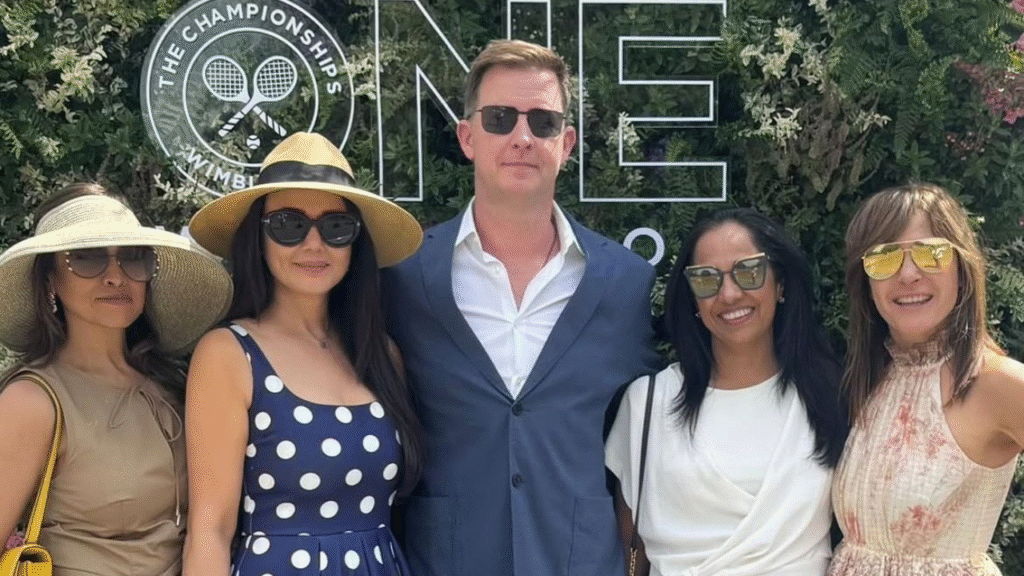 Preity Zinta Enjoys Wimbledon Final in London With Husband Gene Goodenough