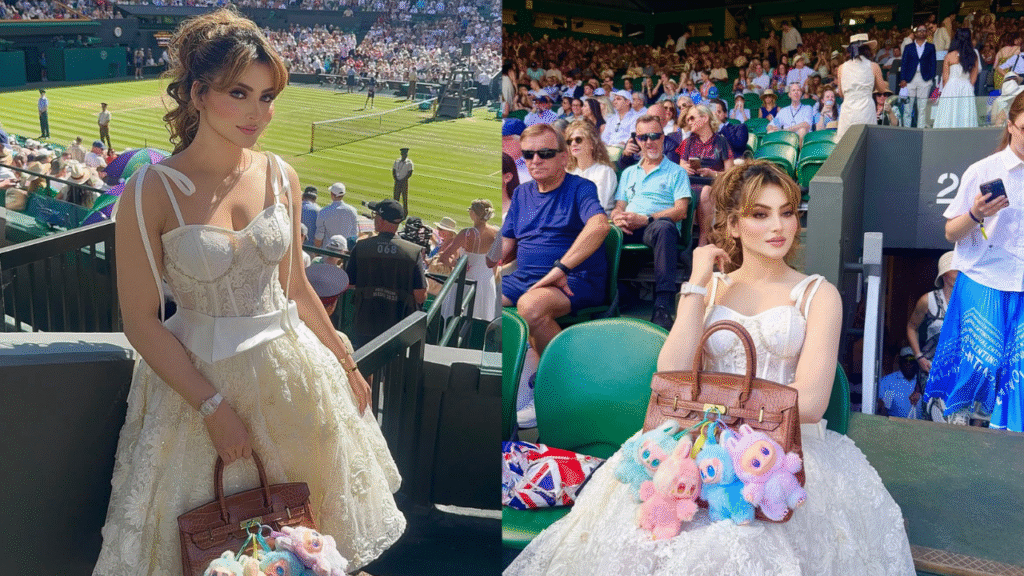 Urvashi Rautela Brings Labubu Dolls to Wimbledon 2025