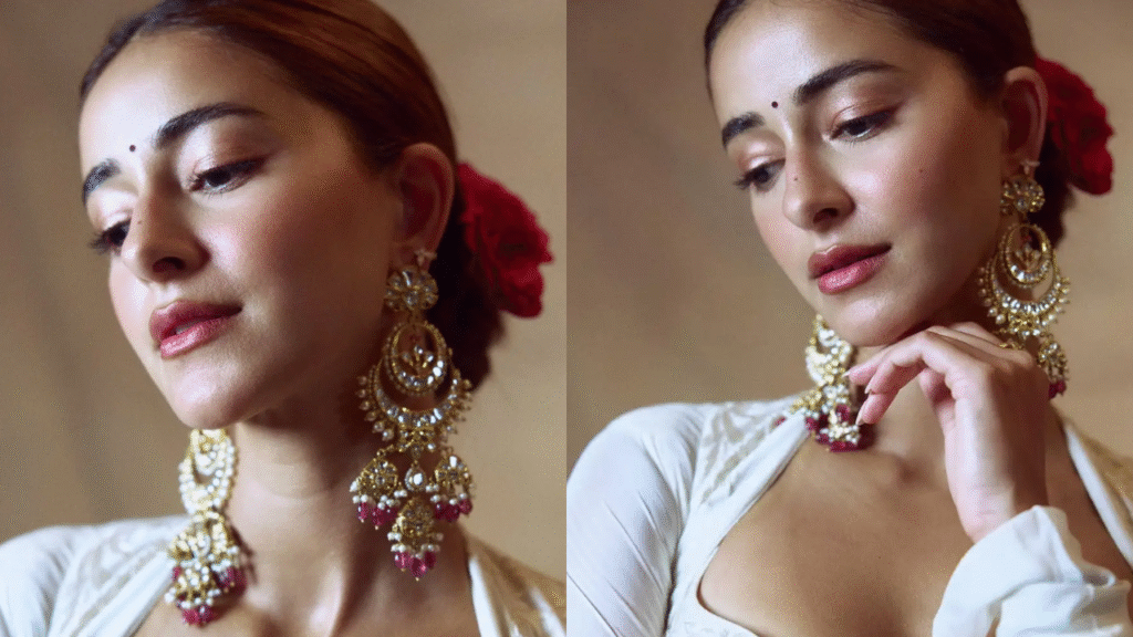 Ananya Panday’s Elegant Anarkali Is the Perfect Wedding Guest Outfit