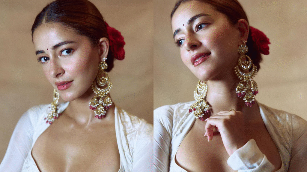 Ananya Panday’s Elegant Anarkali Is the Perfect Wedding Guest Outfit