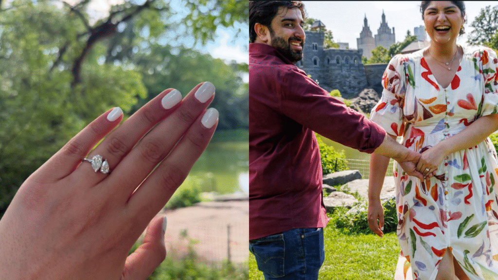 Anshula Kapoor Gets Engaged to Rohan Thakkar in Central Park