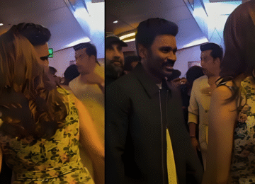 Dhanush and Mrunal Thakur