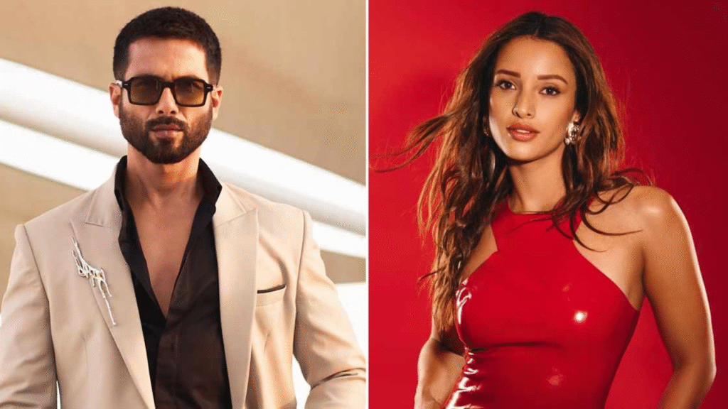 Shahid Kapoor and Triptii Dimri