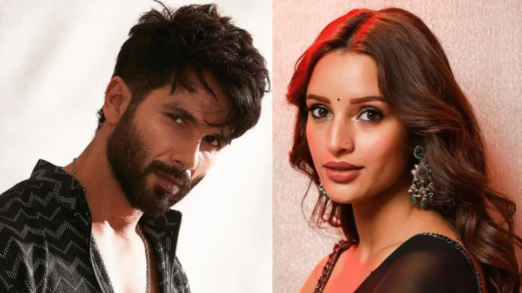 Shahid Kapoor and Triptii Dimri