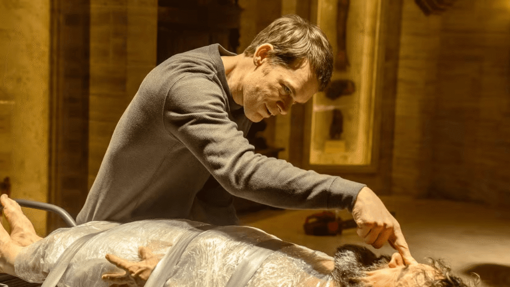 Dexter (Michael C Hall) in a tense New York backdrop