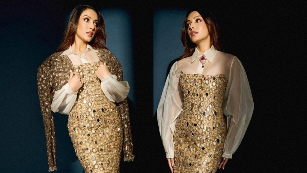 Sahher Bambba Stuns in Head-to-Toe Manish Malhotra