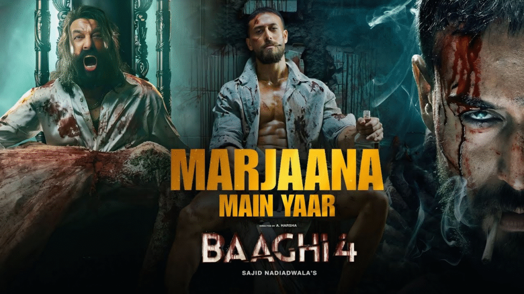 Tiger Shroff Baaghi 4 still with Sonam Bajwa