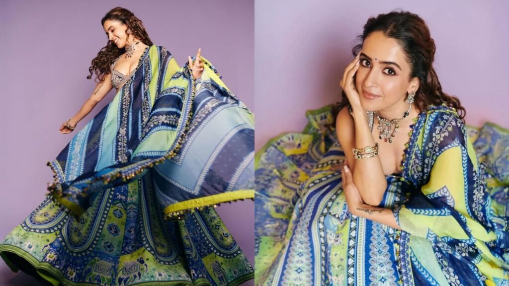 Sanya Malhotra Stuns in Custom Torani Lehenga, Perfect Festive Look